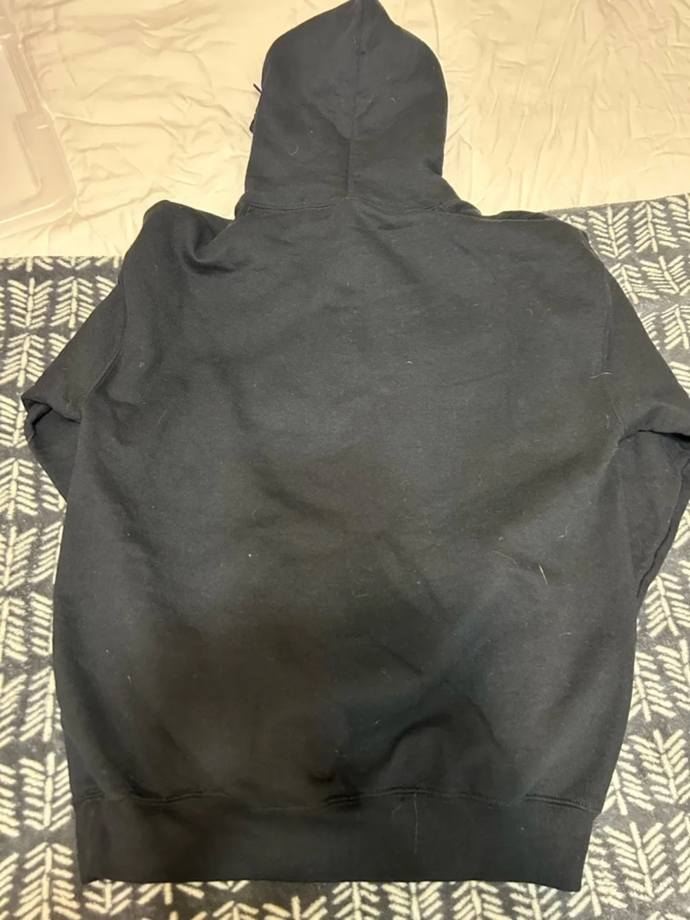 Benitez Black Pullover Hoodie with 'ZYN IS A SIN' Graphic